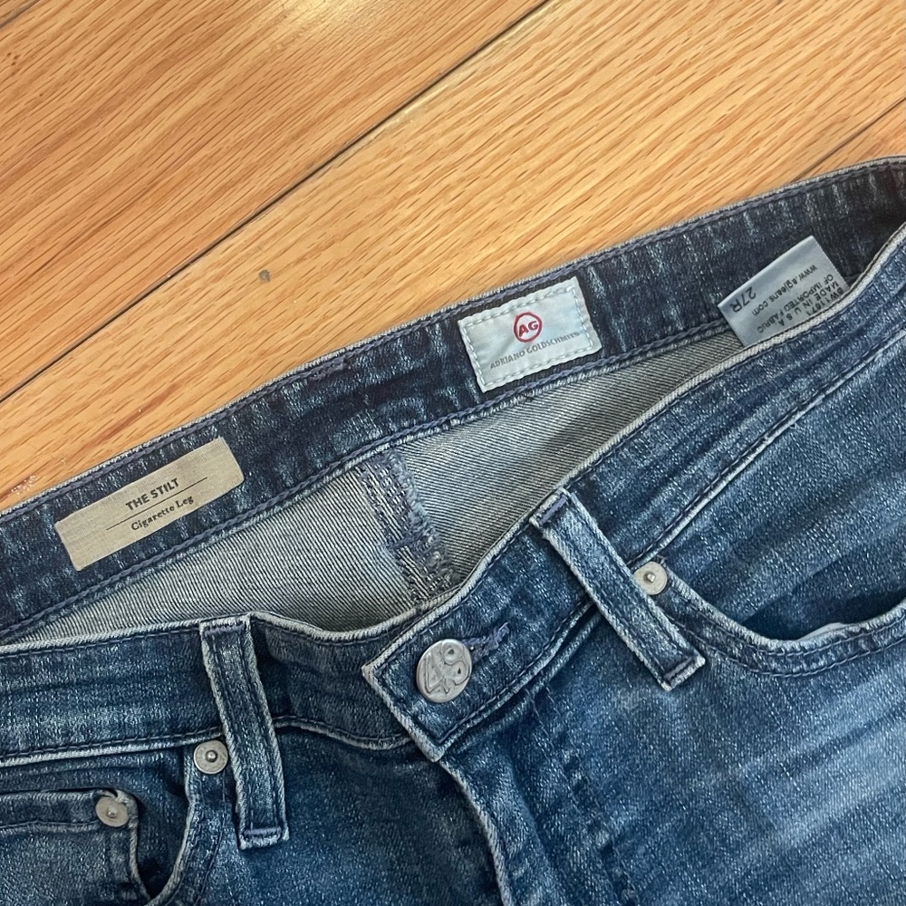 AG Adriano Goldschmied Jeans The Stilt - Cigarette Leg Size 27